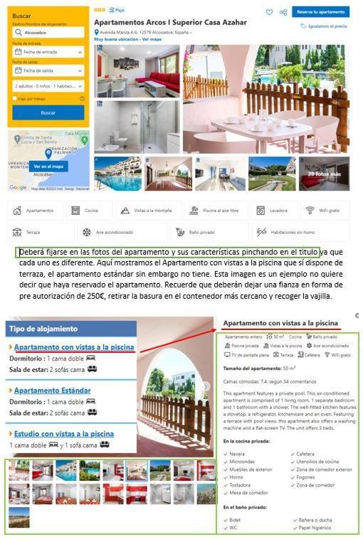 Apartamentos Arcos I Superior Casa Azahar Alcossebre 외부 사진